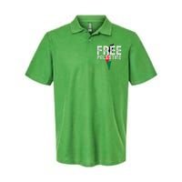 Free Palestine Flag Arabic Free Gaza Palestinian Flag Softstyle Adult Sport Polo