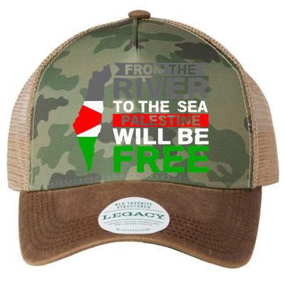 Free Palestine Legacy Tie Dye Trucker Hat