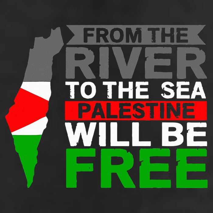 Free Palestine 7 Panel Mesh Trucker Snapback Hat
