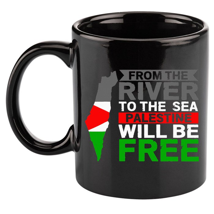 Free Palestine 11oz C Handle Ceramic Mug