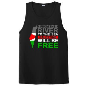 Free Palestine PosiCharge Competitor Tank