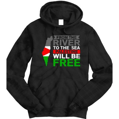 Free Palestine Tie Dye Hoodie