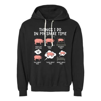 Funny Pig For Men Pig Shirts For Women Pig Tee Farm Garment-Dyed Fleece Hoodie
