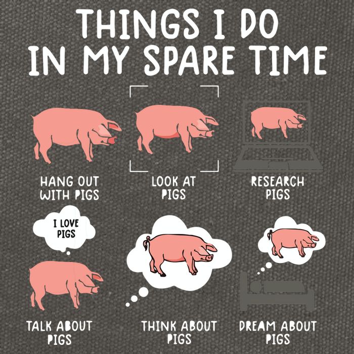 Funny Pig For Men Pig Shirts For Women Pig Tee Farm Cotton Canvas Backpack