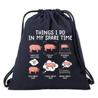 Funny Pig For Men Pig Shirts For Women Pig Tee Farm Drawstring Bag