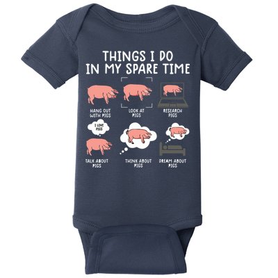 Funny Pig For Men Pig Shirts For Women Pig Tee Farm Baby Bodysuit