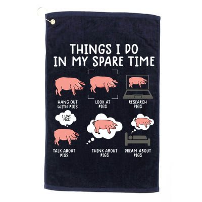 Funny Pig For Men Pig Shirts For Women Pig Tee Farm Golf Towel