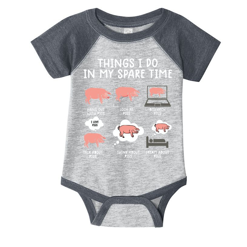 Funny Pig For Men Pig Shirts For Women Pig Tee Farm Infant Baby Jersey Bodysuit