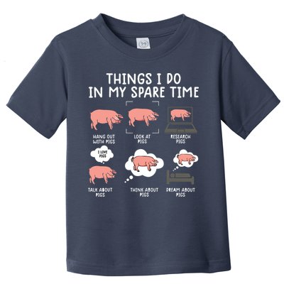 Funny Pig For Men Pig Shirts For Women Pig Tee Farm Toddler T-Shirt