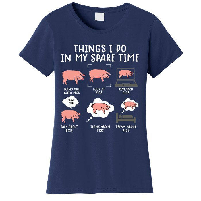 Funny Pig For Men Pig Shirts For Women Pig Tee Farm Women's T-Shirt