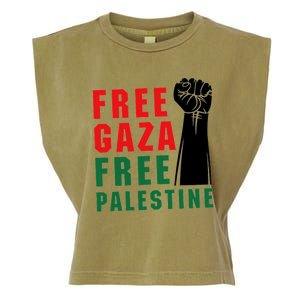 Free Palestine Garment-Dyed Women's Muscle Tee