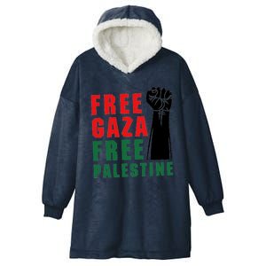 Free Palestine Hooded Wearable Blanket