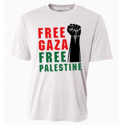 Free Palestine Cooling Performance Crew T-Shirt