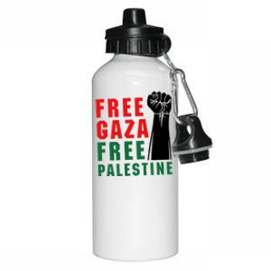 Free Palestine Aluminum Water Bottle