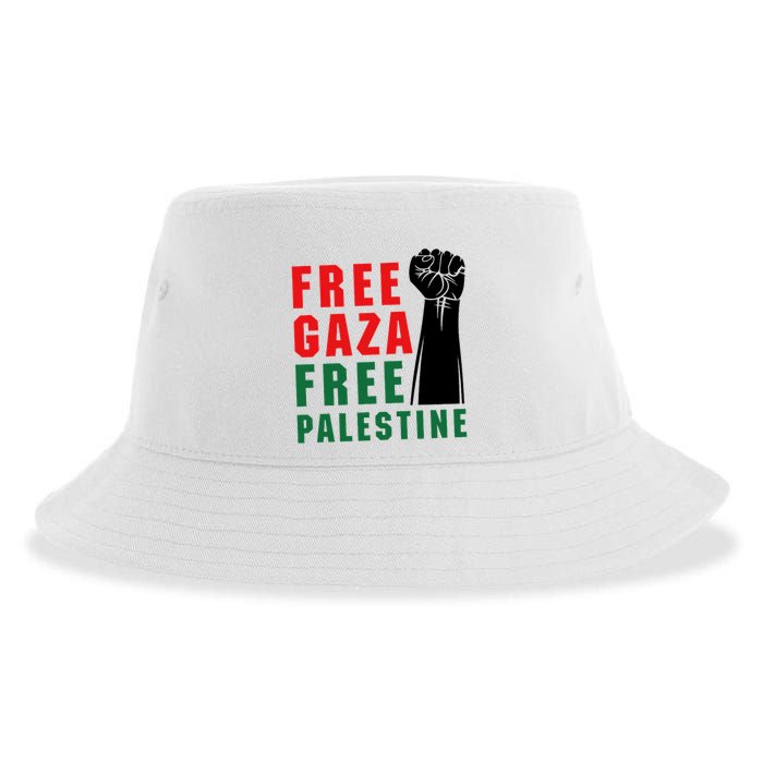 Free Palestine Sustainable Bucket Hat