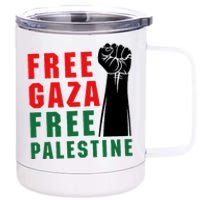 Free Palestine 12 oz Stainless Steel Tumbler Cup