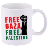 Free Palestine 11oz C Handle Ceramic Mug
