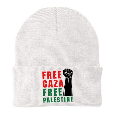 Free Palestine Knit Cap Winter Beanie