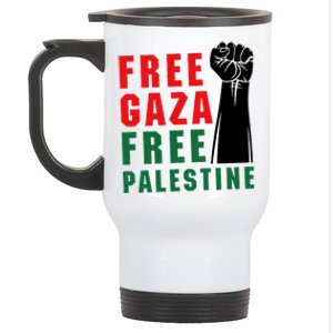 Free Palestine Stainless Steel Travel Mug