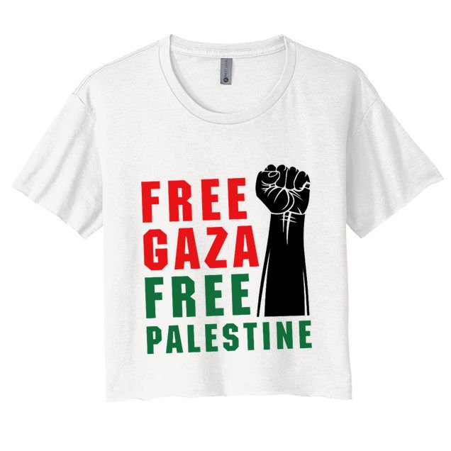 Free Palestine Crop Top