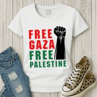 Free Palestine Womens T-Shirt