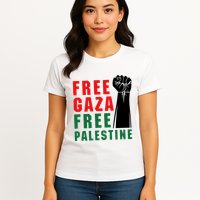 Free Palestine Womens T-Shirt