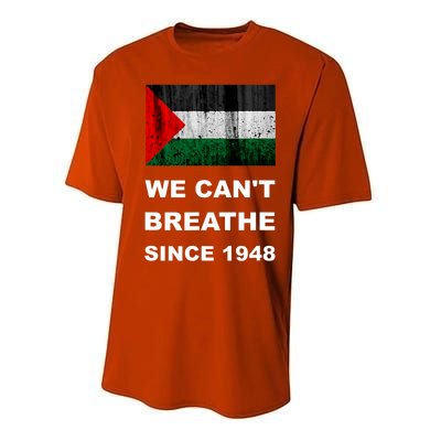 Free Palestine Flag Arabic Support Gaza Performance Sprint T-Shirt