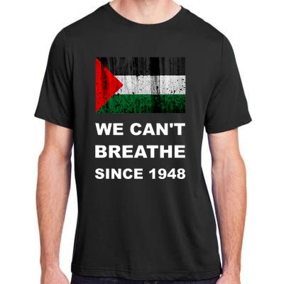 Free Palestine Flag Arabic Support Gaza Adult ChromaSoft Performance T-Shirt