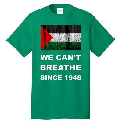 Free Palestine Flag Arabic Support Gaza Tall T-Shirt