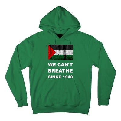 Free Palestine Flag Arabic Support Gaza Tall Hoodie