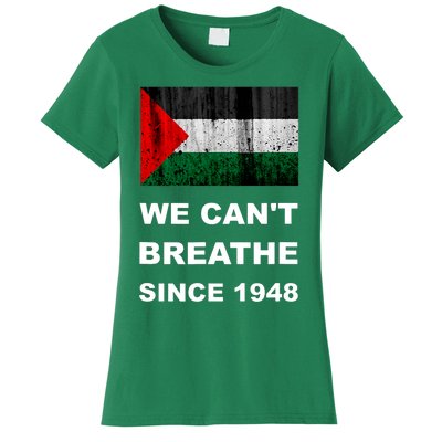 Free Palestine Flag Arabic Support Gaza Women's T-Shirt