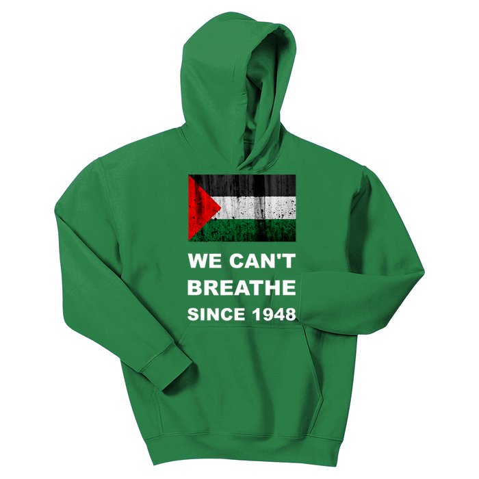 Free Palestine Flag Arabic Support Gaza Kids Hoodie