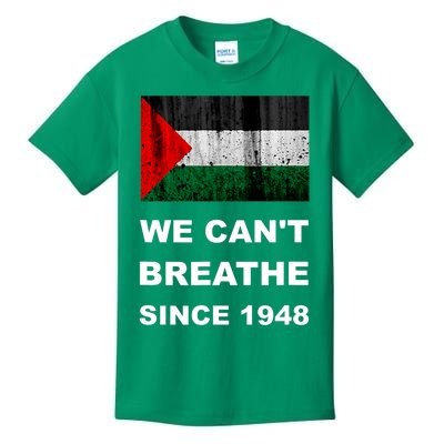 Free Palestine Flag Arabic Support Gaza Kids T-Shirt