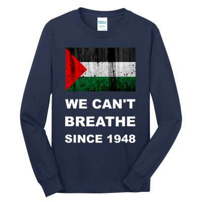 Free Palestine Flag Arabic Support Gaza Tall Long Sleeve T-Shirt