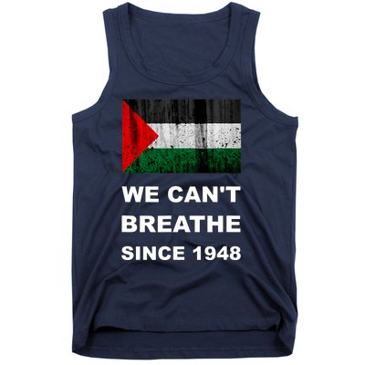 Free Palestine Flag Arabic Support Gaza Tank Top