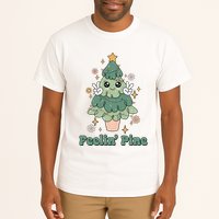 Feelin Pine Funny Christmas Tree Tall T-Shirt