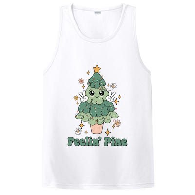 Feelin Pine Funny Christmas Tree PosiCharge Competitor Tank