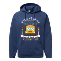 Favourite Place Funny School Bus Driver Back To School Performance Fleece Hoodie