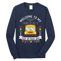 Favourite Place Funny School Bus Driver Back To School Long Sleeve Shirt