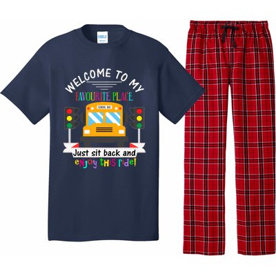 Favourite Place Funny School Bus Driver Back To School Pajama Set