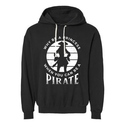 Funny Pirate Freebooter Buccaneer Caribbean Adventure Garment-Dyed Fleece Hoodie