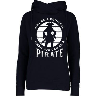 Funny Pirate Freebooter Buccaneer Caribbean Adventure Womens Funnel Neck Pullover Hood