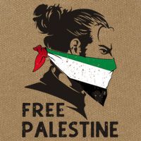 Free Palestine Flag Save Gaza End Occupation Palestinian Cotton Canvas Backpack