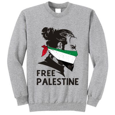 Free Palestine Flag Save Gaza End Occupation Palestinian Tall Sweatshirt