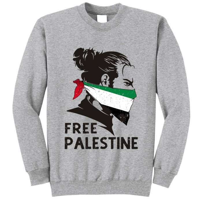Free Palestine Flag Save Gaza End Occupation Palestinian Tall Sweatshirt