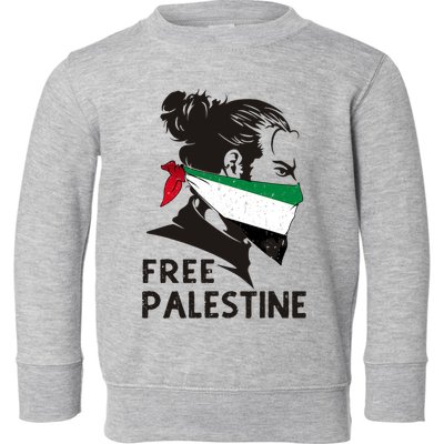 Free Palestine Flag Save Gaza End Occupation Palestinian Toddler Sweatshirt