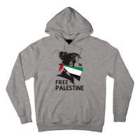 Free Palestine Flag Save Gaza End Occupation Palestinian Tall Hoodie