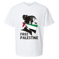 Free Palestine Flag Save Gaza End Occupation Palestinian Sueded Cloud Jersey T-Shirt
