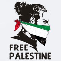 Free Palestine Flag Save Gaza End Occupation Palestinian Sueded Cloud Jersey T-Shirt