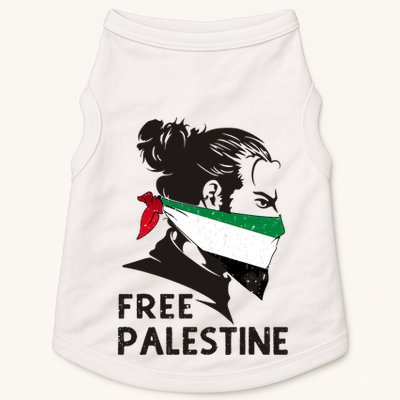 Free Palestine Flag Save Gaza End Occupation Palestinian Doggie Tank